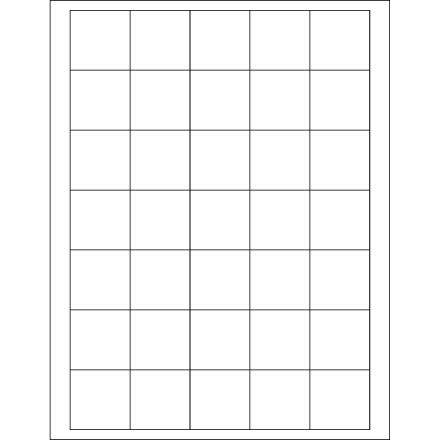 1 <span class='fraction'>1/2</span> x 1 <span class='fraction'>1/2</span>" White Removable Rectangle Laser Labels